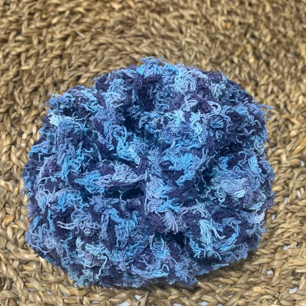 🔥🆓🔥💯% Cotton Loofah/Pouf Handmade - Picture 3 of 5
